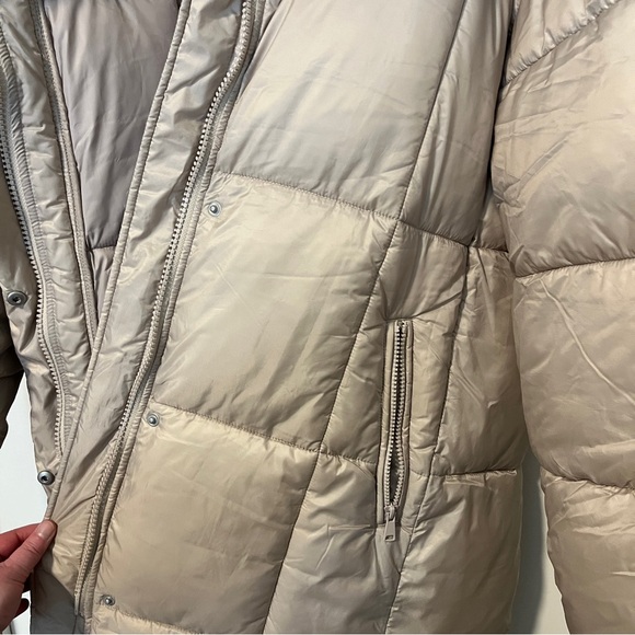 Gap Big Puff Coat, size XL, tan - Picture 5 of 6
